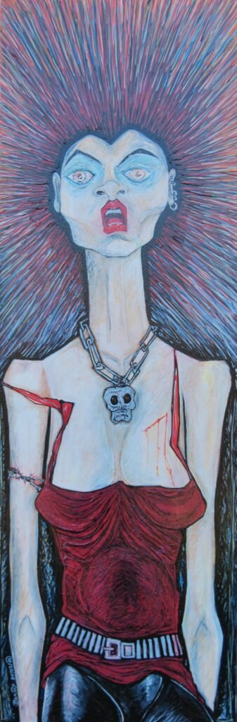 Bonne femme punk