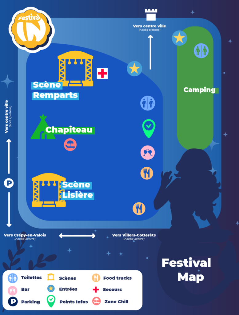 Carte du festival IN